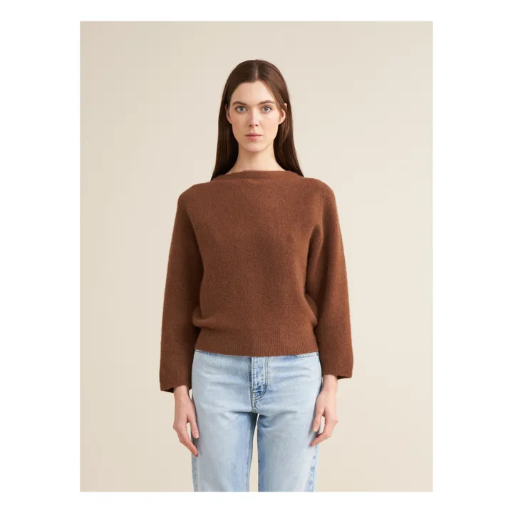 Bellerose Pull Deris Laine - Collection Femme | Marron