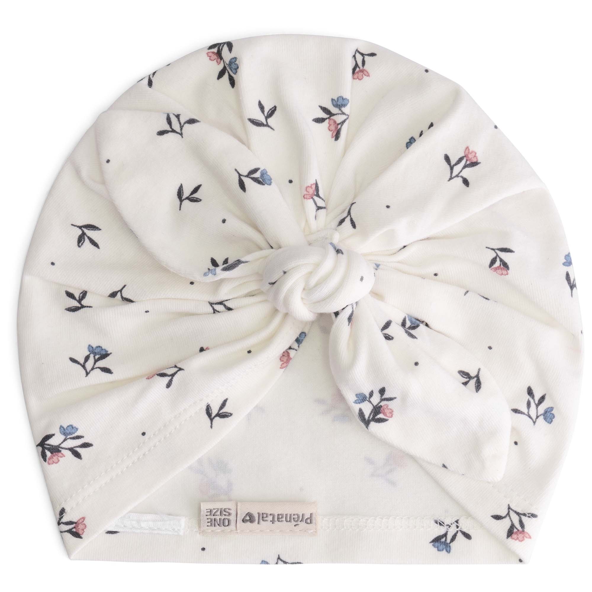 Prénatal newborn tulband muts   wit