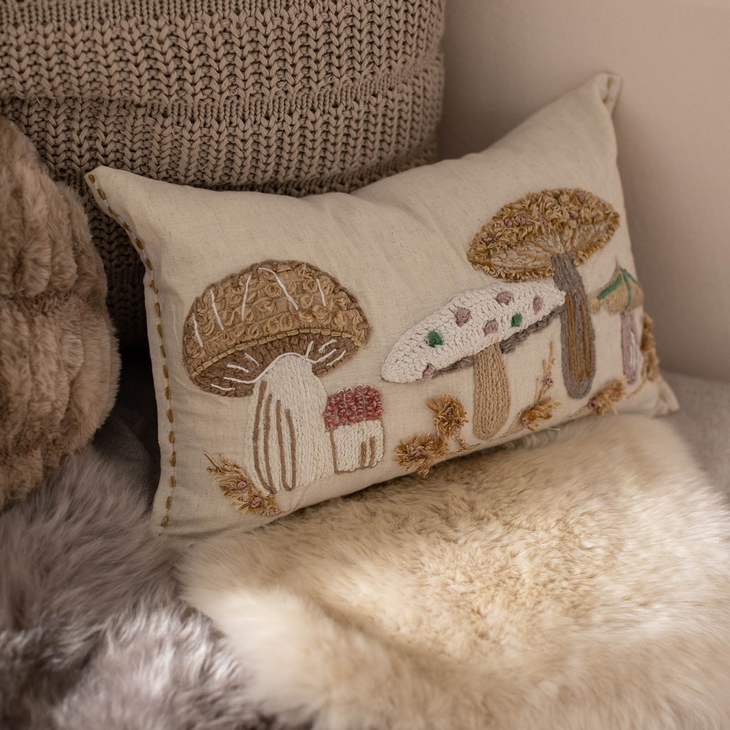 beige, L 50 x B 30 cm