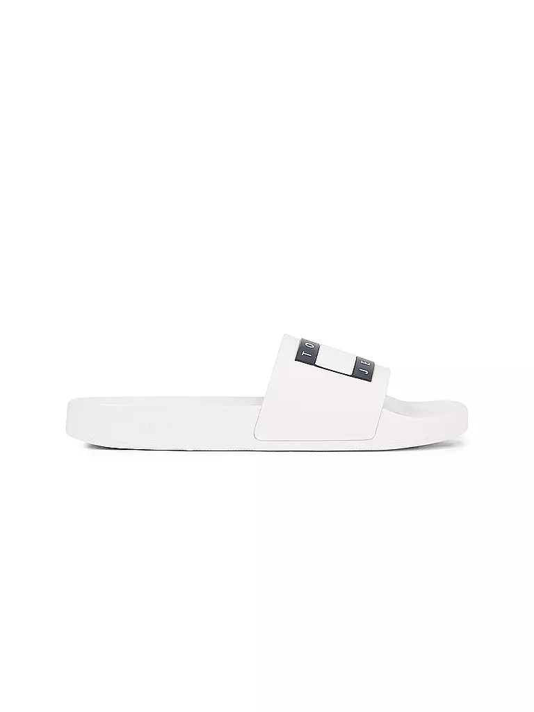 TOMMY JEANS Badeschuhe - Slides weiss