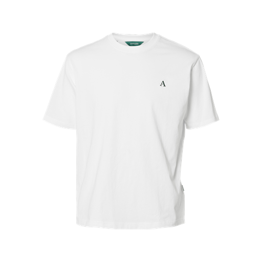 Annarr Erland T-shirt, Bright White/Verdant Green, L