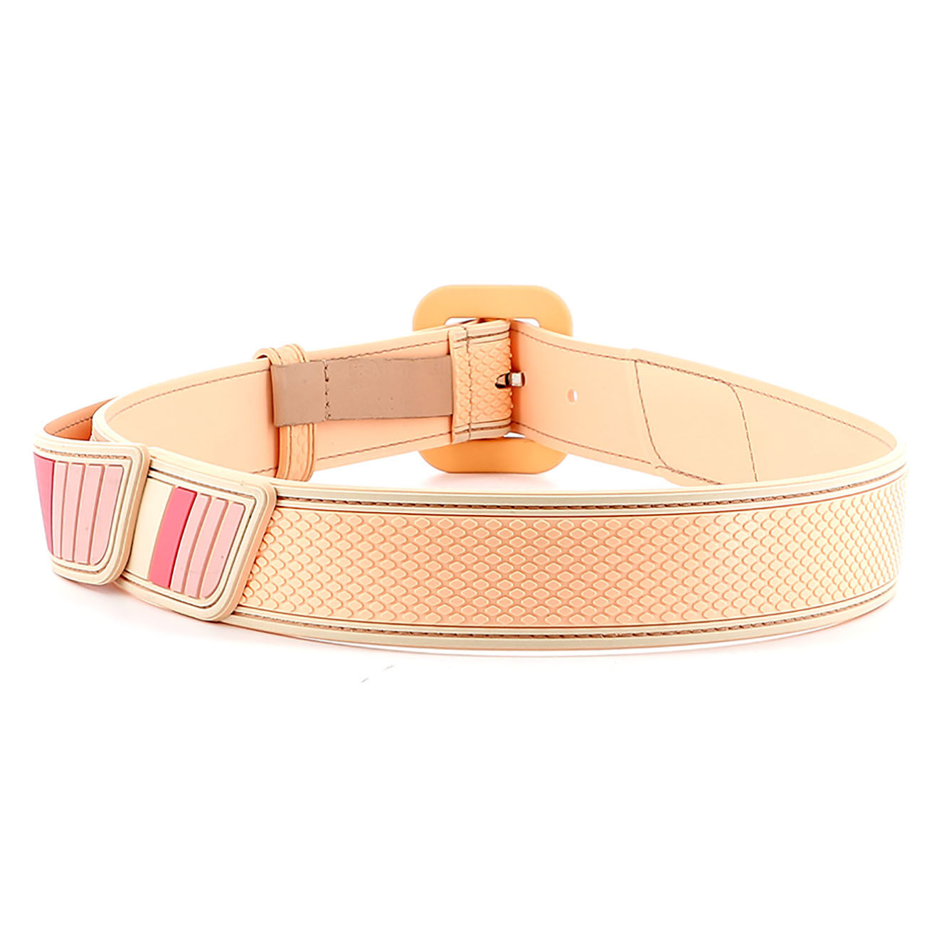 Prada Ceinture en Caoutchouc rose - Neuf sans étiquette