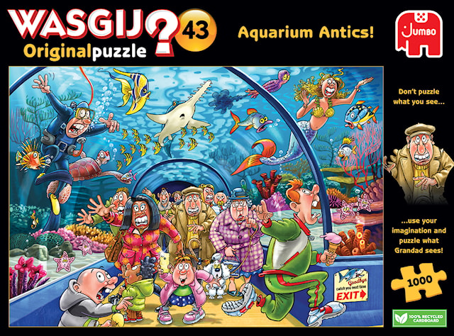 Wasgij Original 43 Sea Life Puslespill 1000 brikker, Jumbo