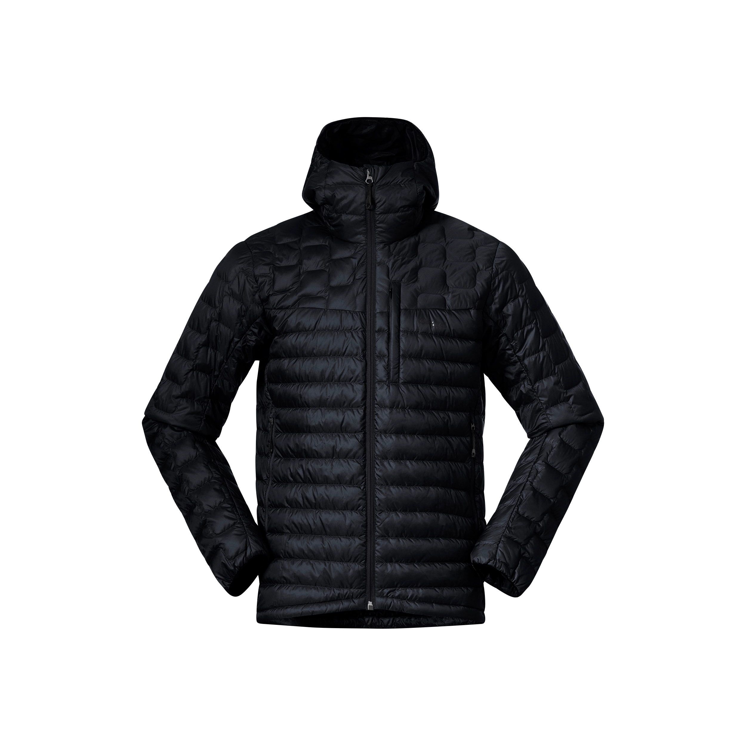 Magma Light Down Jacket w/Hood Men Black