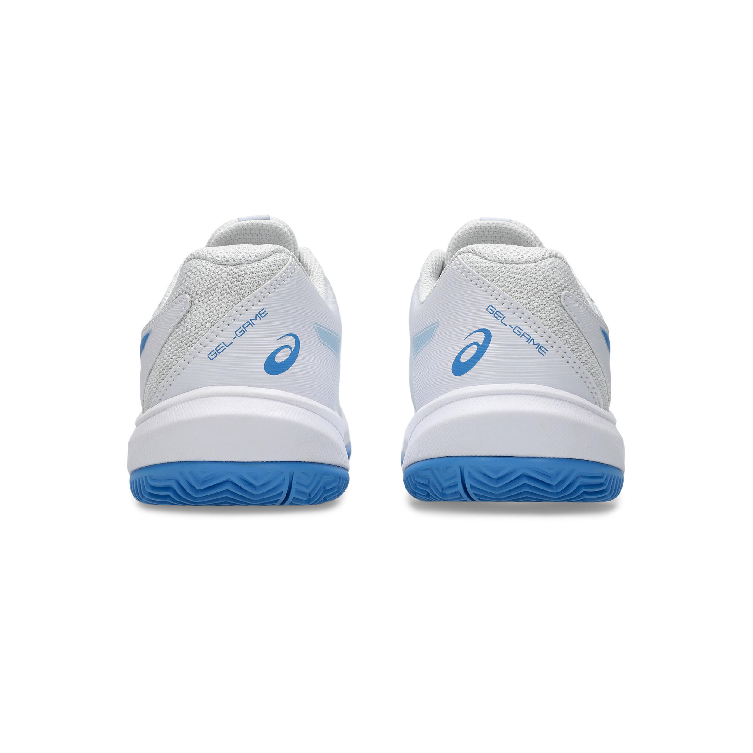 ASICS Gel-Game 10 GS Chaussure Terre Battue Enfants - Blanc , Bleu