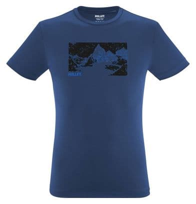 T-Shirt Millet Wanaka Fast Bleu Homme