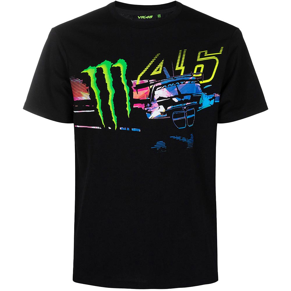 VR46 - T-shirt Monster Noir / Vert