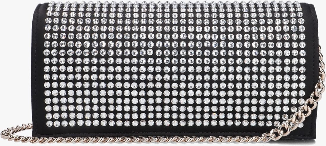 GUESS zwarte guess schoudertas gilded glamour xbody clutch