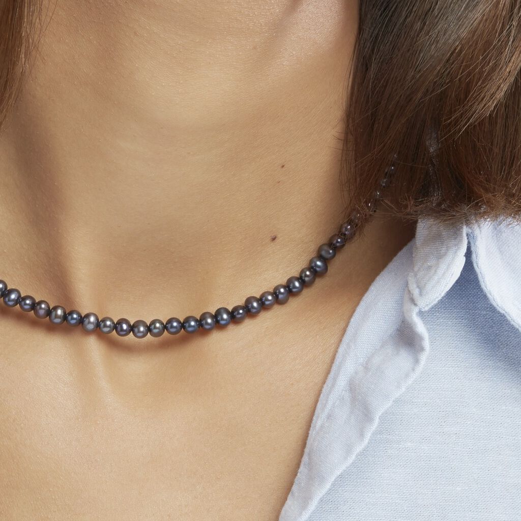 Collier Severiane Or Jaune Perle De Culture