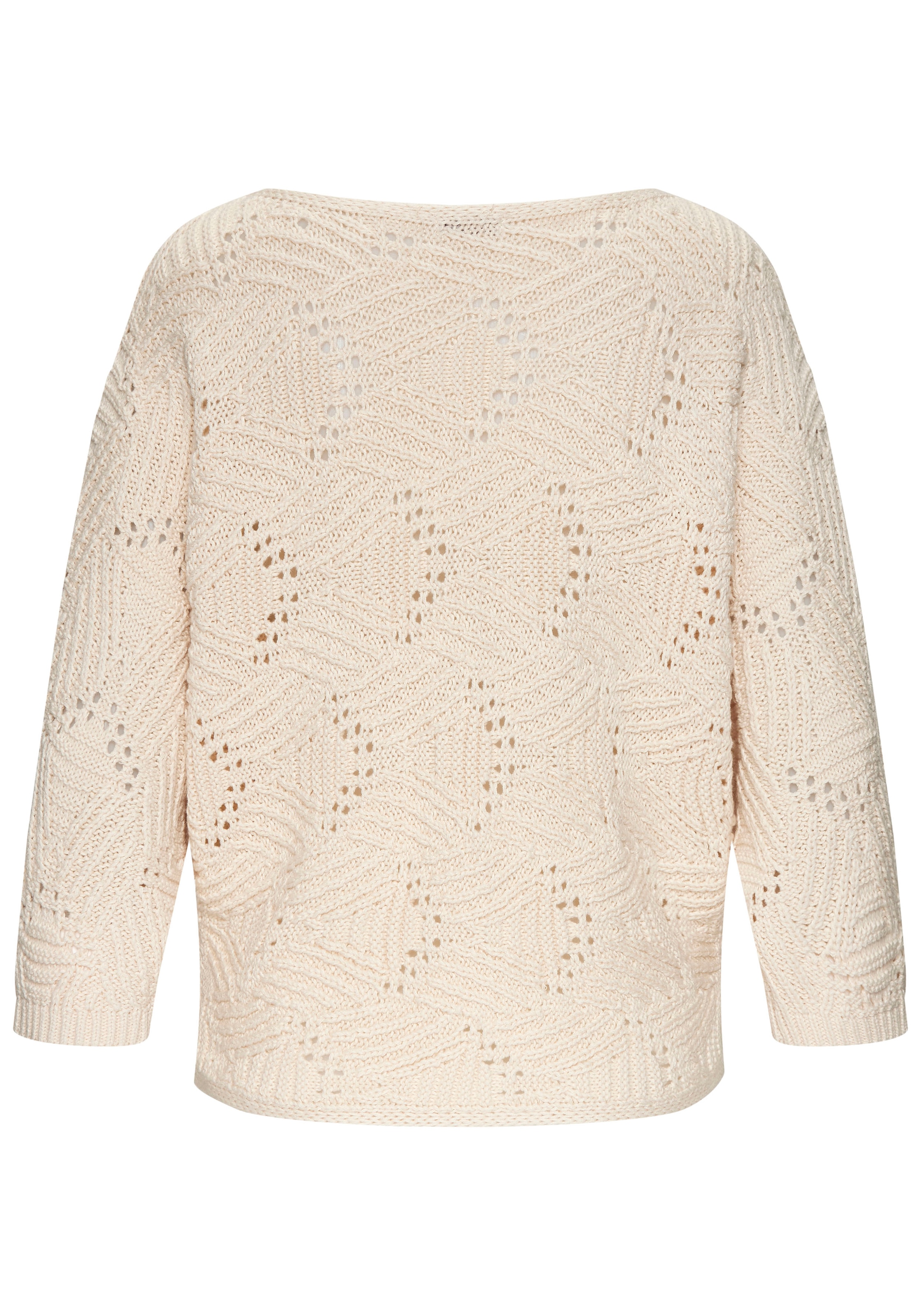 LASCANA Fledermauspullover , mit aufwendigem Strickmuster