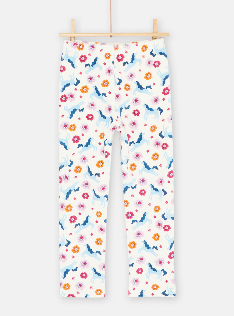 Pyjama en velours bleu pastel fille