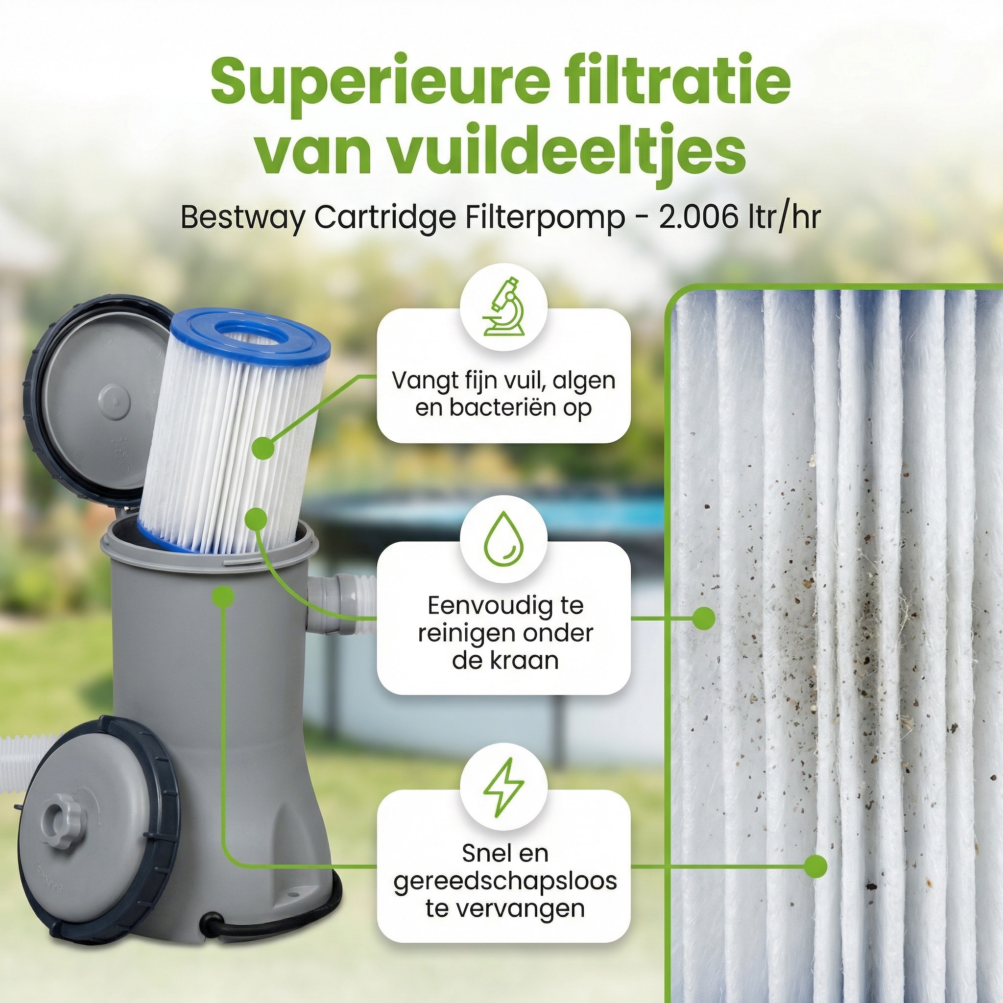 Bestway Flowclear 2006 l/u filterpomp
