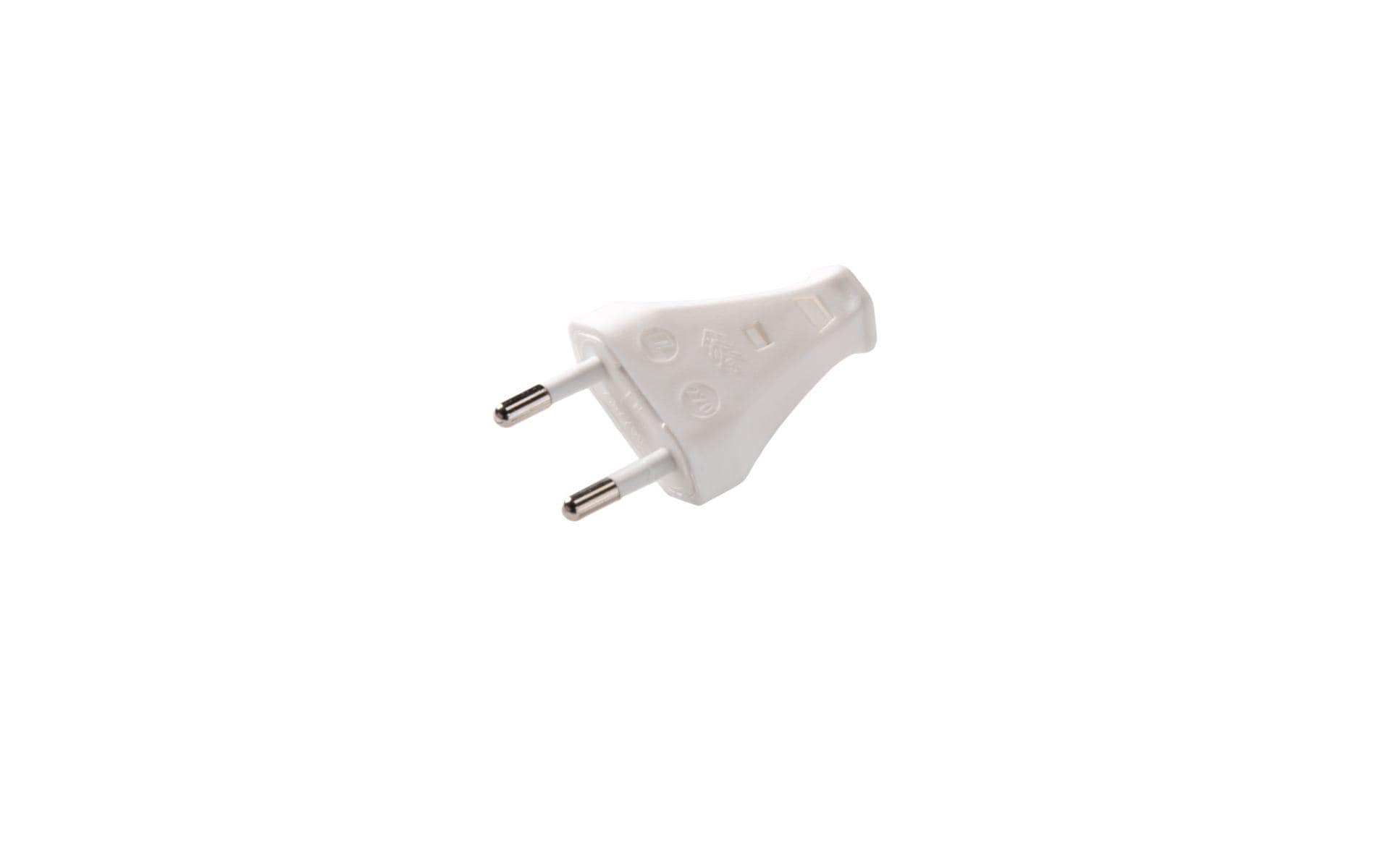 Montagestecker T26, WeissEurostecker T26 für Rundkabel
