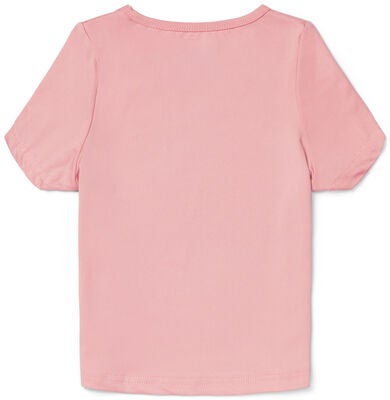 Hyperfied Short Sleeve Logo Top, Blush