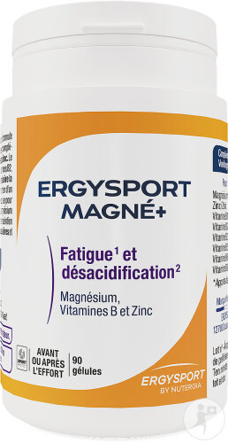 Ergysport Magné+ Fatigue Et Désacidification 90 Gélules