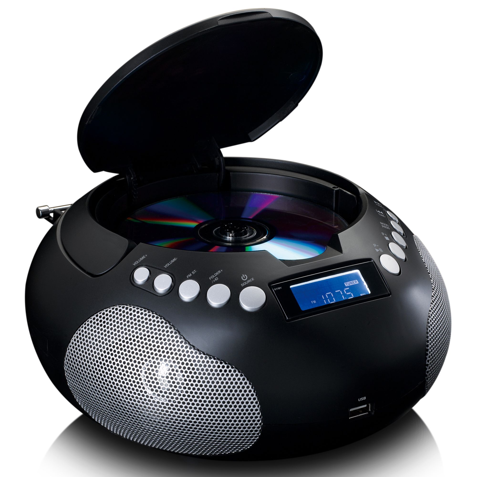 Lenco SCD-331BK draagbare radio