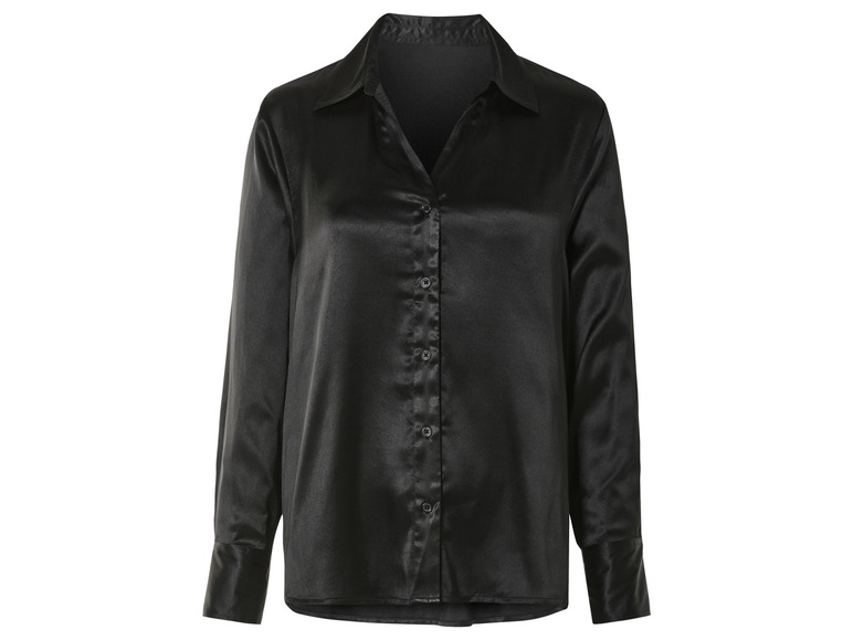 Dames satijnen blouse