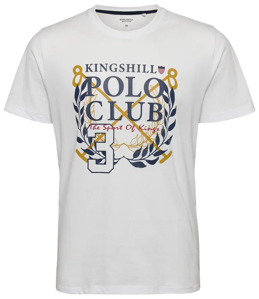 KINGSHILL Polo Club T-Shirt, Hvid