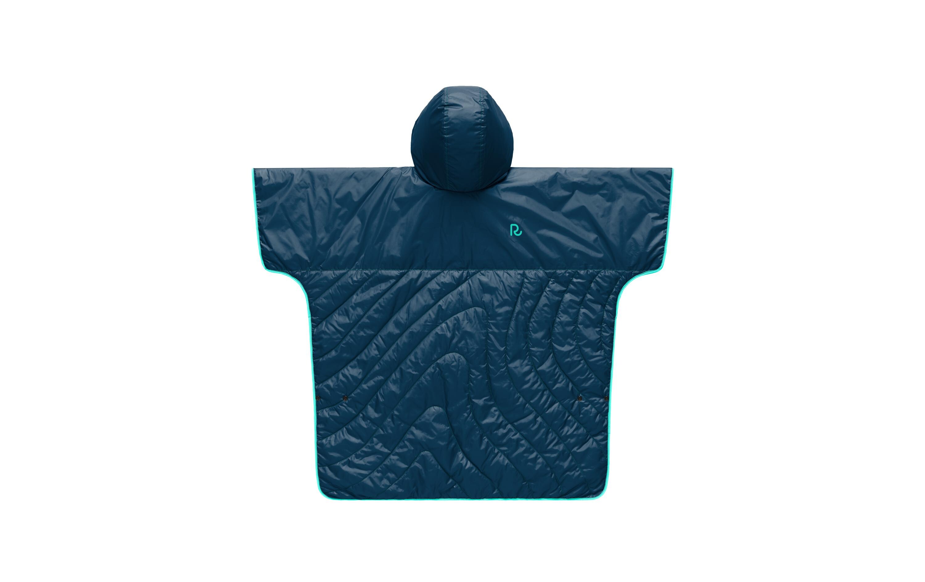 Poncho Original Puffy Blue Hawaii<br>Tragbare Reisedecke