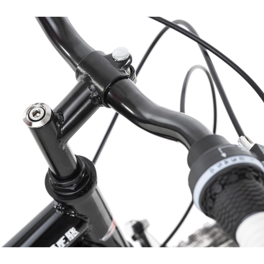 KS Cycling Kinderfahrrad 24'' Crusher Schwarz-Weiß