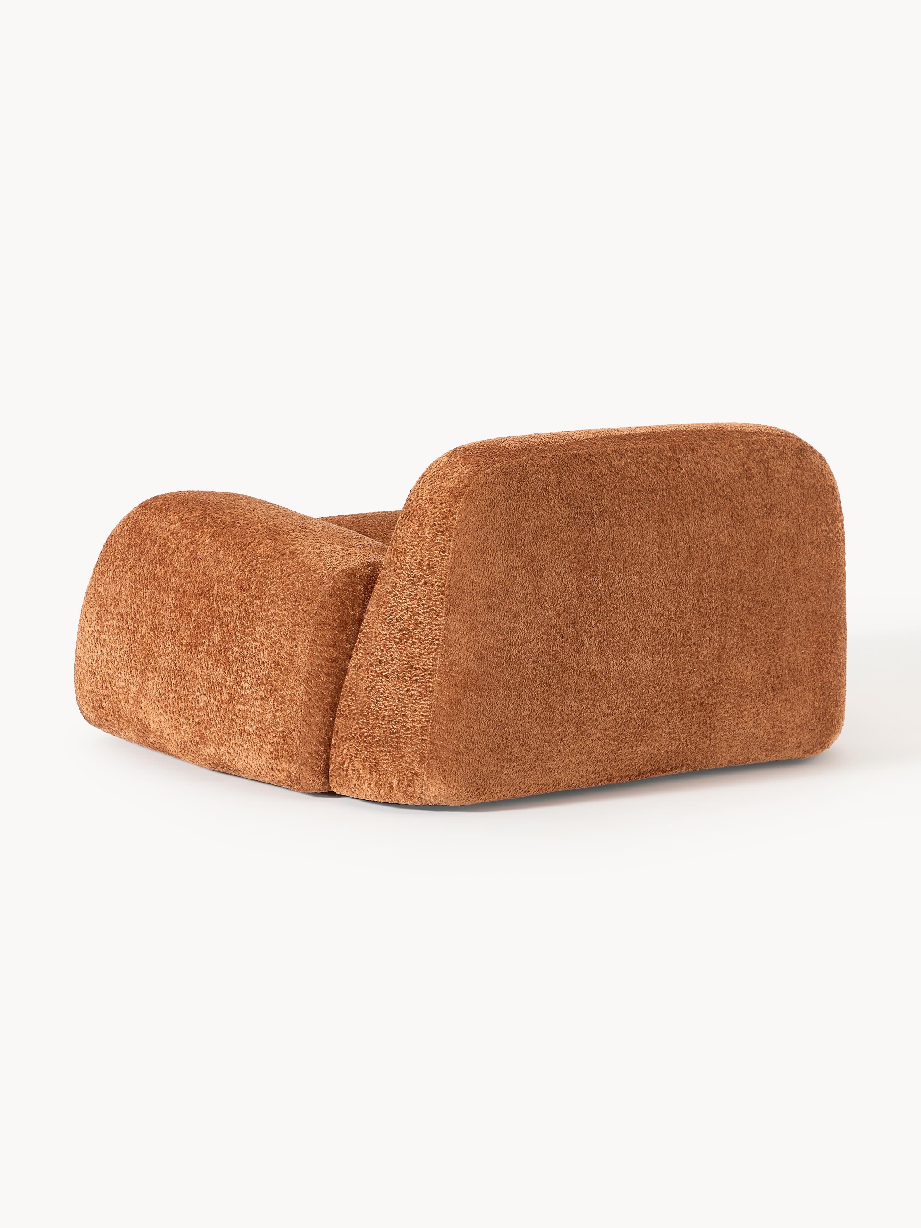 Loungefauteuil Wolke van teddy-bouclé