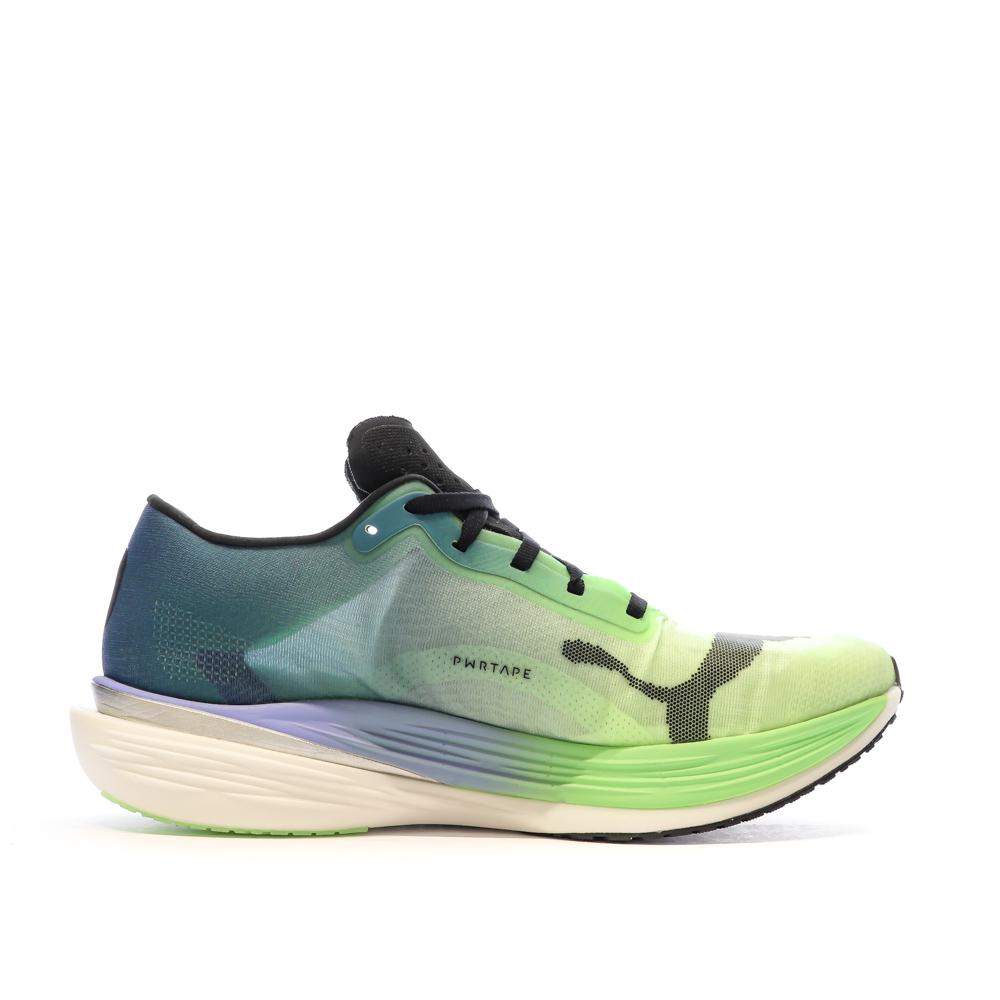 Puma Chaussures de running Jaune/Bleu Homme Puma Deviate Nitro