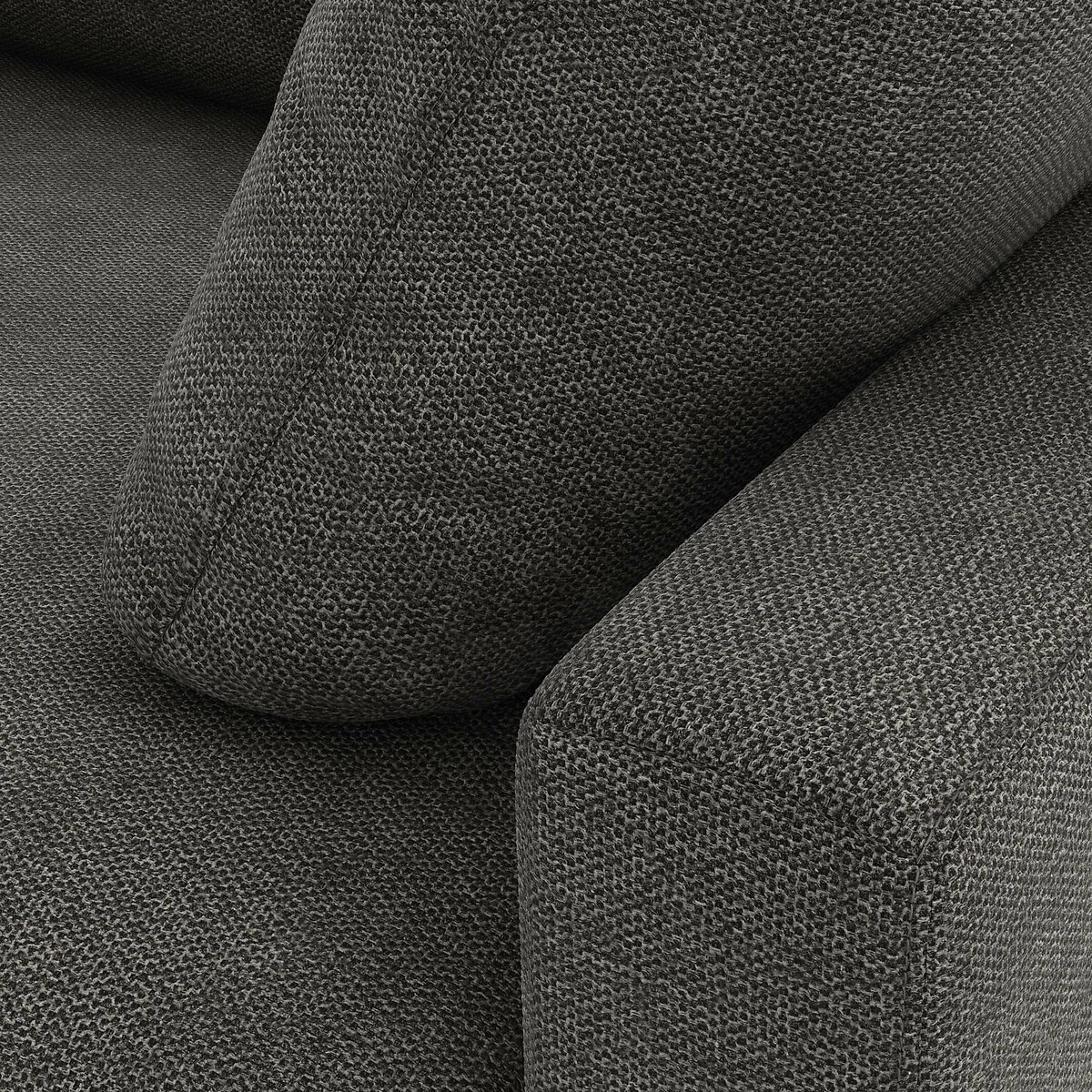 LA REDOUTE INTERIEURS<br>Sofá-cama de canto, tecido texturizado, espuma, Timor