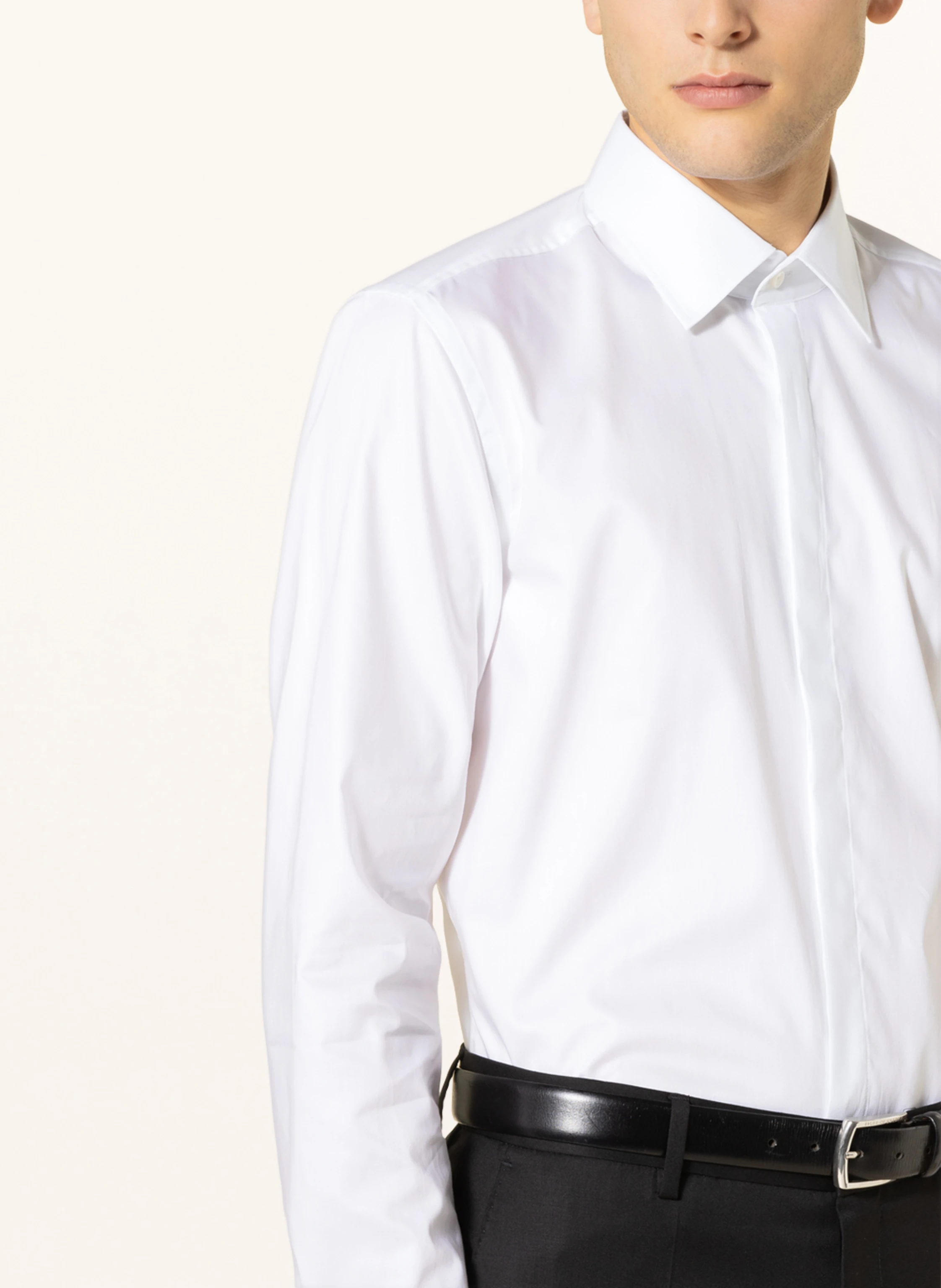 BOSS Hemd HANK Slim Fit mit Umschlagmanschette