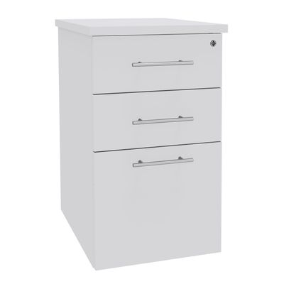 Caisson bout de bureau EXPRIM/URBAN/LOFTER - L47 x P60 cm - Blanc
