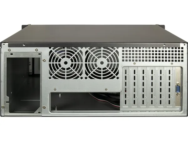 Inter-Tech IPC 4U-4460TFT - Rack-monterbar - udvidet ATX - ingen strømforsyning (ATX / PS/2) - USB