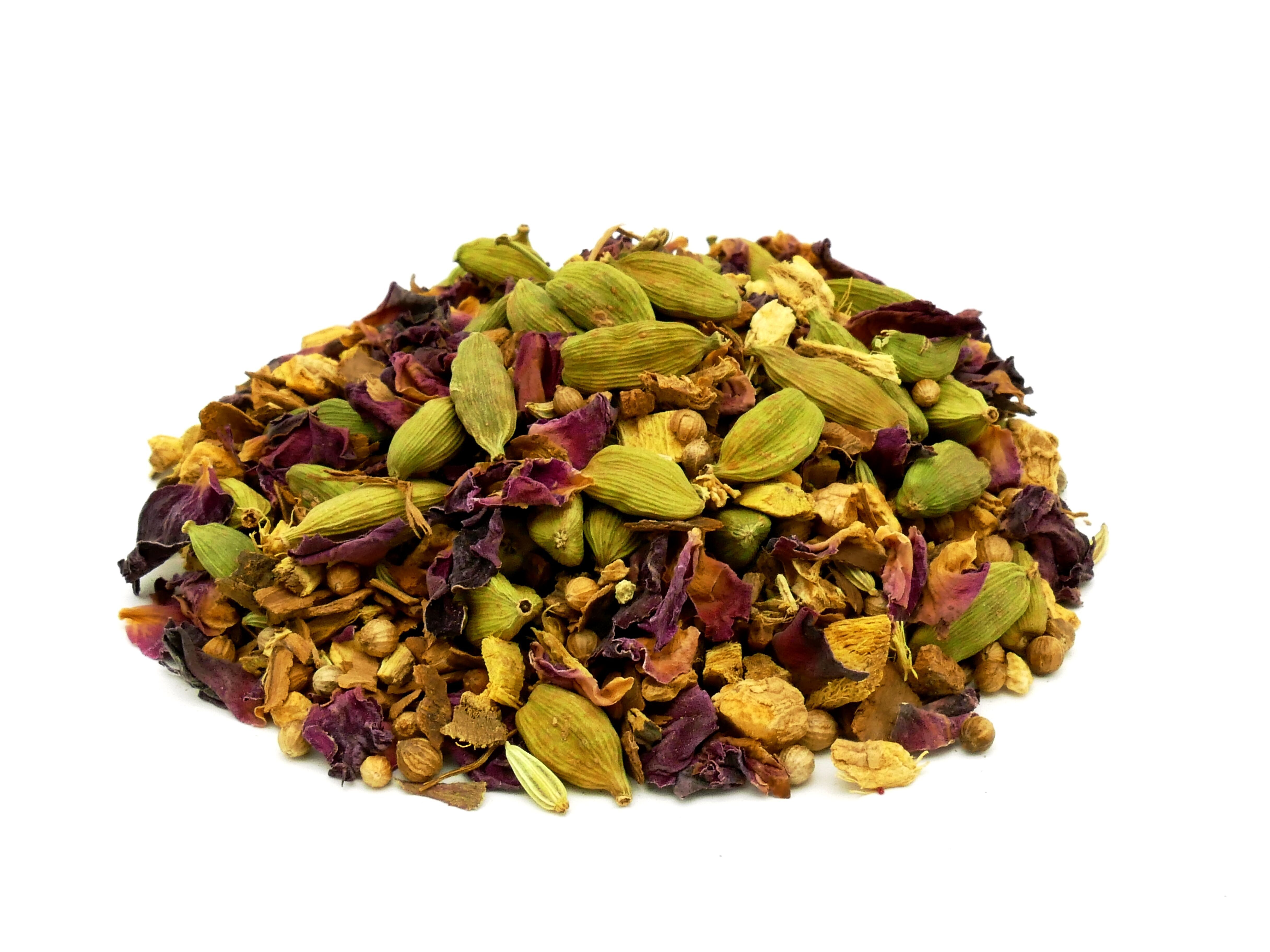 tea4me Ayurvedamischung Pitta Kräuterwohl Ayurvedatee mit Ingwer-Zimt-Geschmack