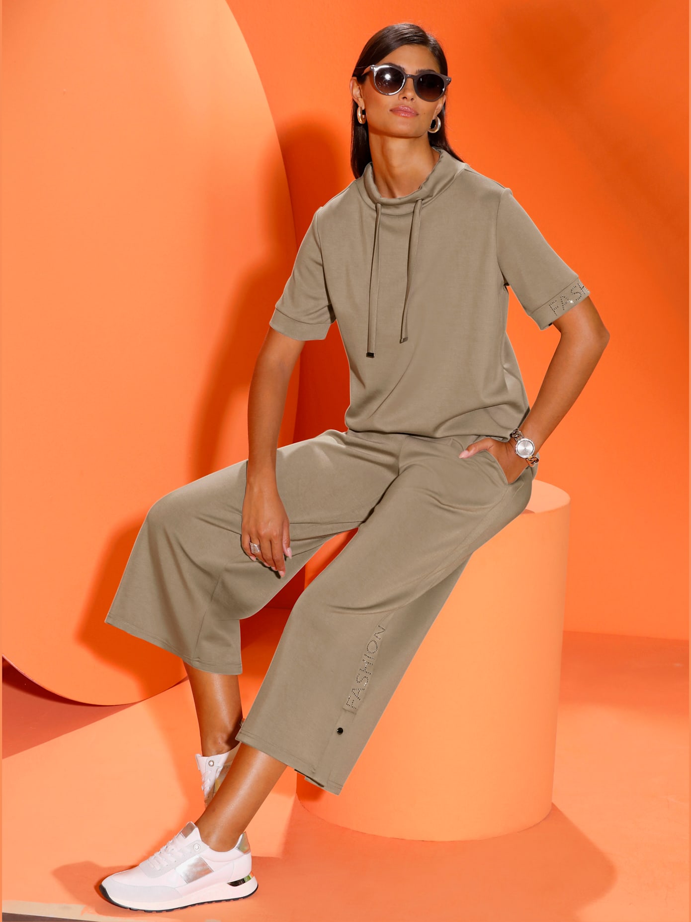 Sweat-shirt mélange de modal doux