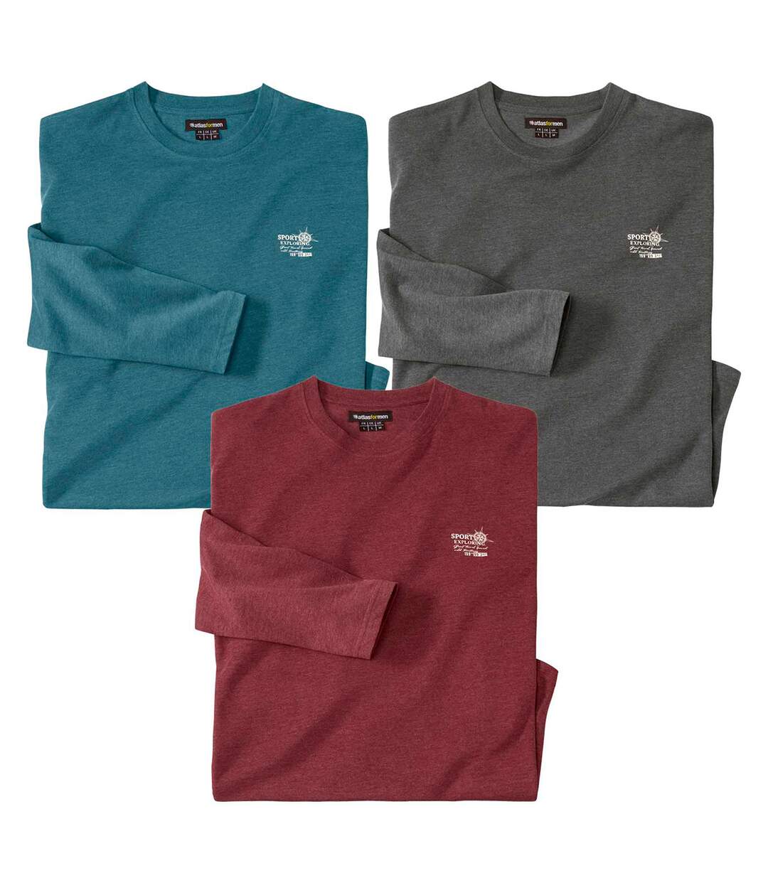 Le Lot de 3 Tee-shirts Sport Exploring