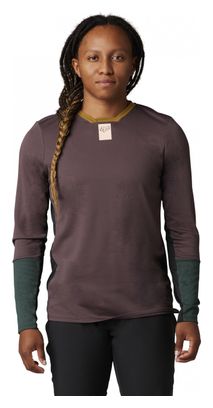 Maillot Manches Longues Femme Fox Defend Marron