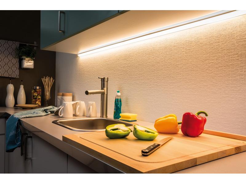 Paulmann LED-Stripe MaxLED 1000 2700 K, 1.5 m Basisset Unbeschichteter LED-Streifen, kürzbar