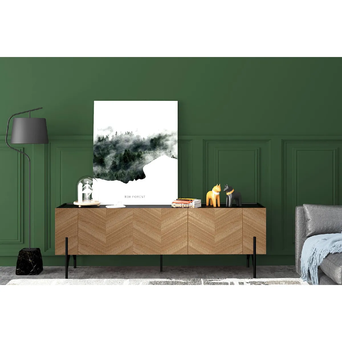 Concept Usine Meuble TV SEQUOIA - Vintage