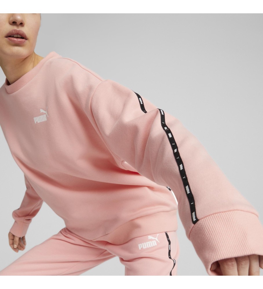 Puma Sudadera Essential Tape rosa