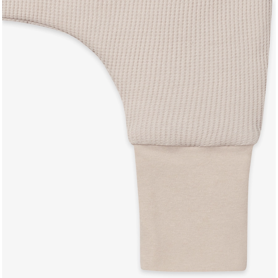 emma & noah Schlafsack mit Füßen Essential Beige