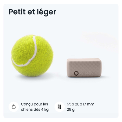 Tractive GPS Tracker Cat5 Mini für Katzen hellbraun