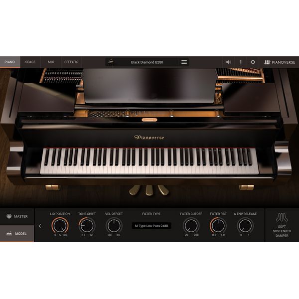 IK Multimedia Pianoverse-Black Diamond B280