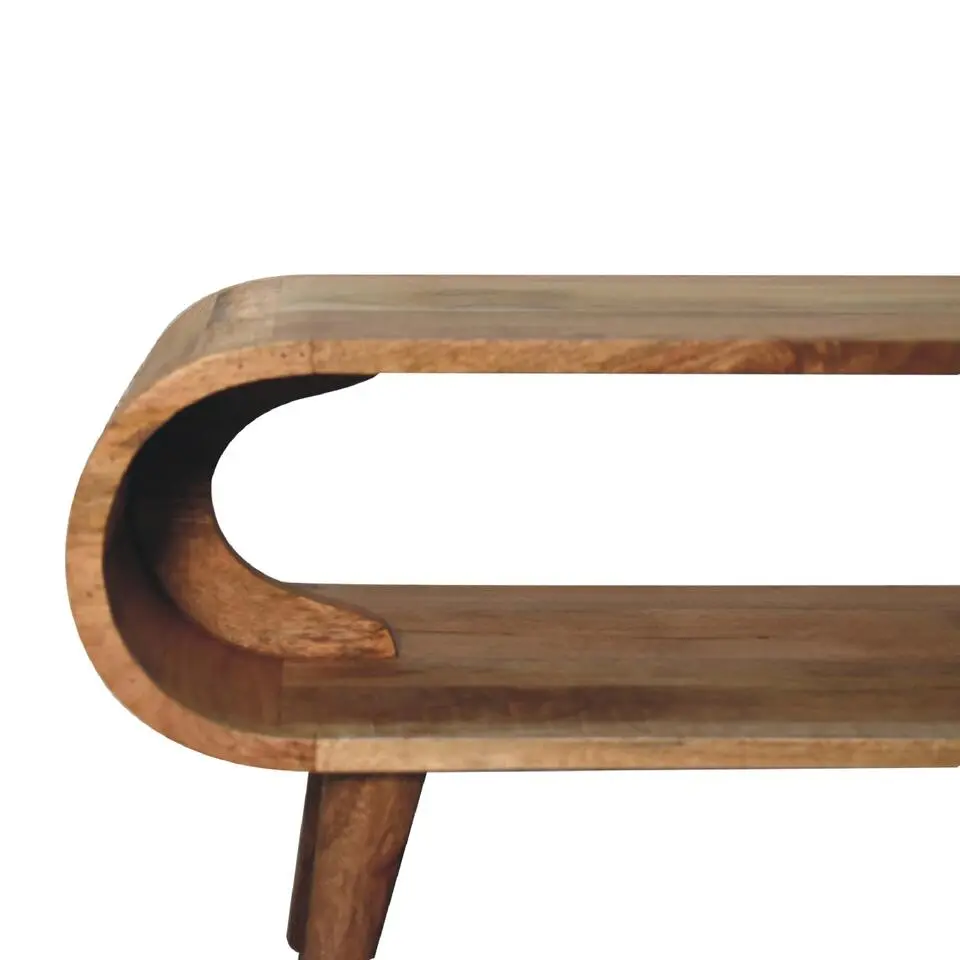 Artisan Furniture Solid hout Amaya Nordic Stijl Eikenlook Salontafel