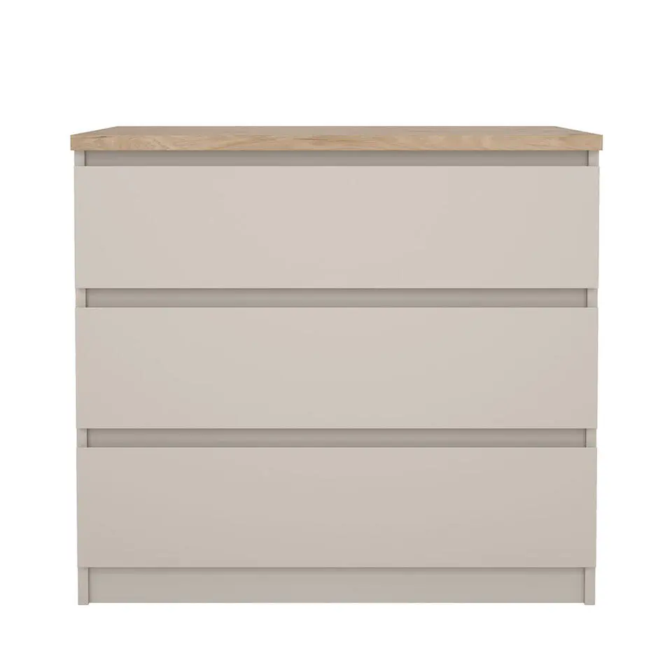 Hioshop Naia ladekast 3 lades eikdecor