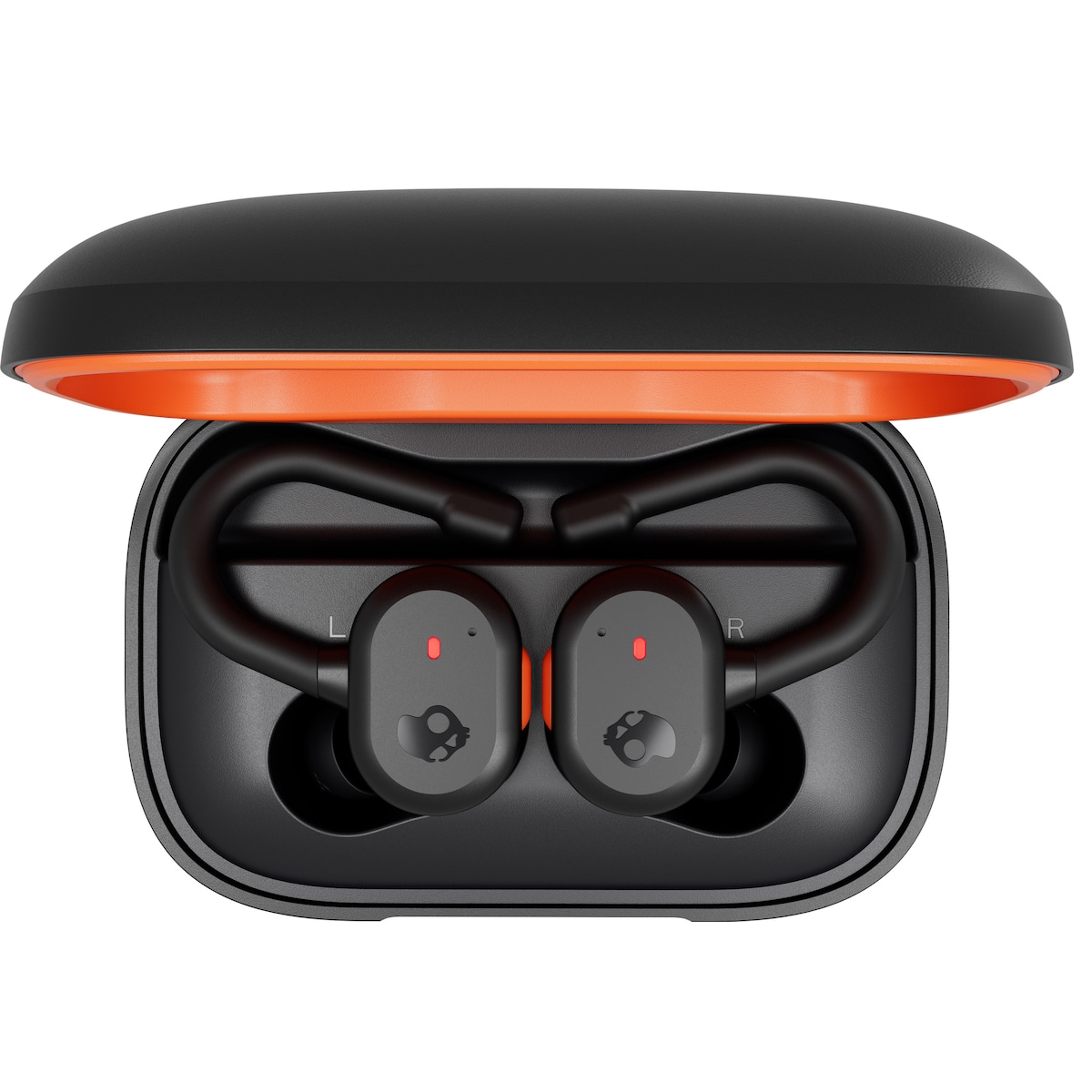 Skullcandy Push Active trådløse in-ear hodetelefoner (sort/oransje)