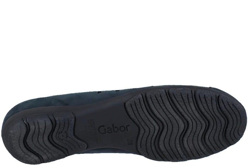 GABOR NUBUCK BALLERINA I BLÅ