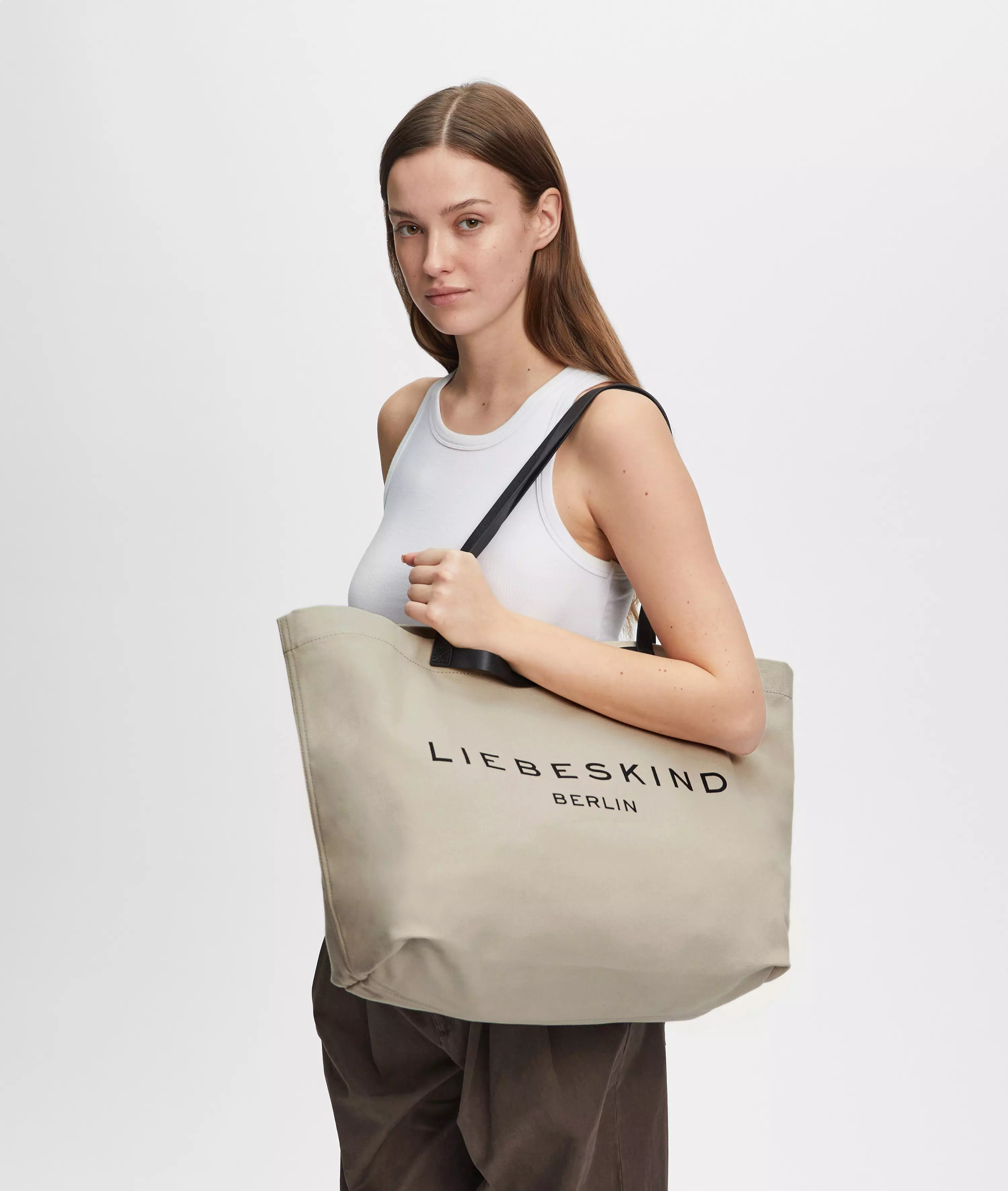 Aurora Shopper L Large canvas shopper