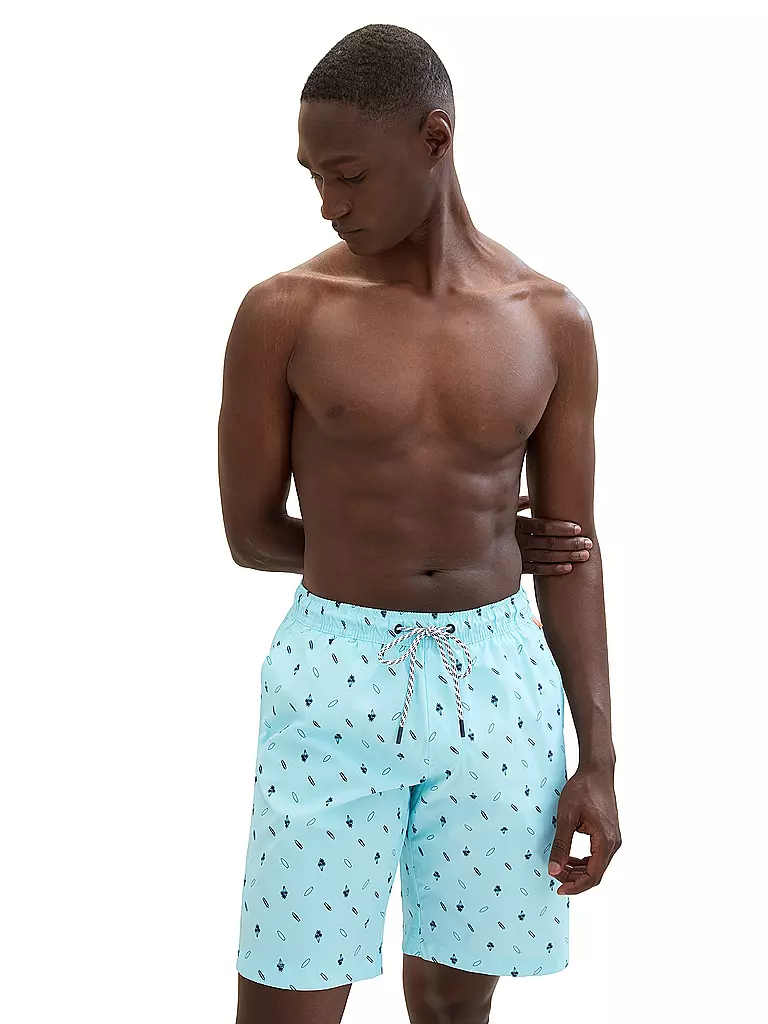 TOM TAILOR Badeshorts hellblau
