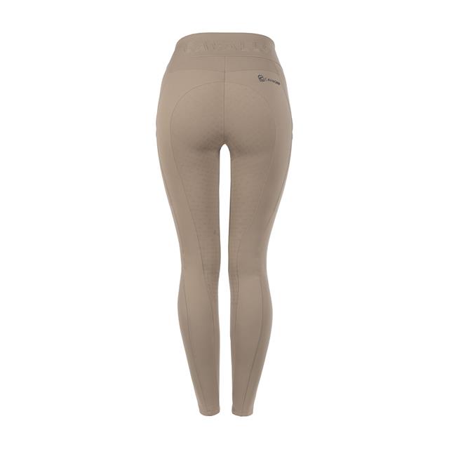 Paardrijlegging Cavallo CAVALLeah Grip RL Full Grip Lichtbruin