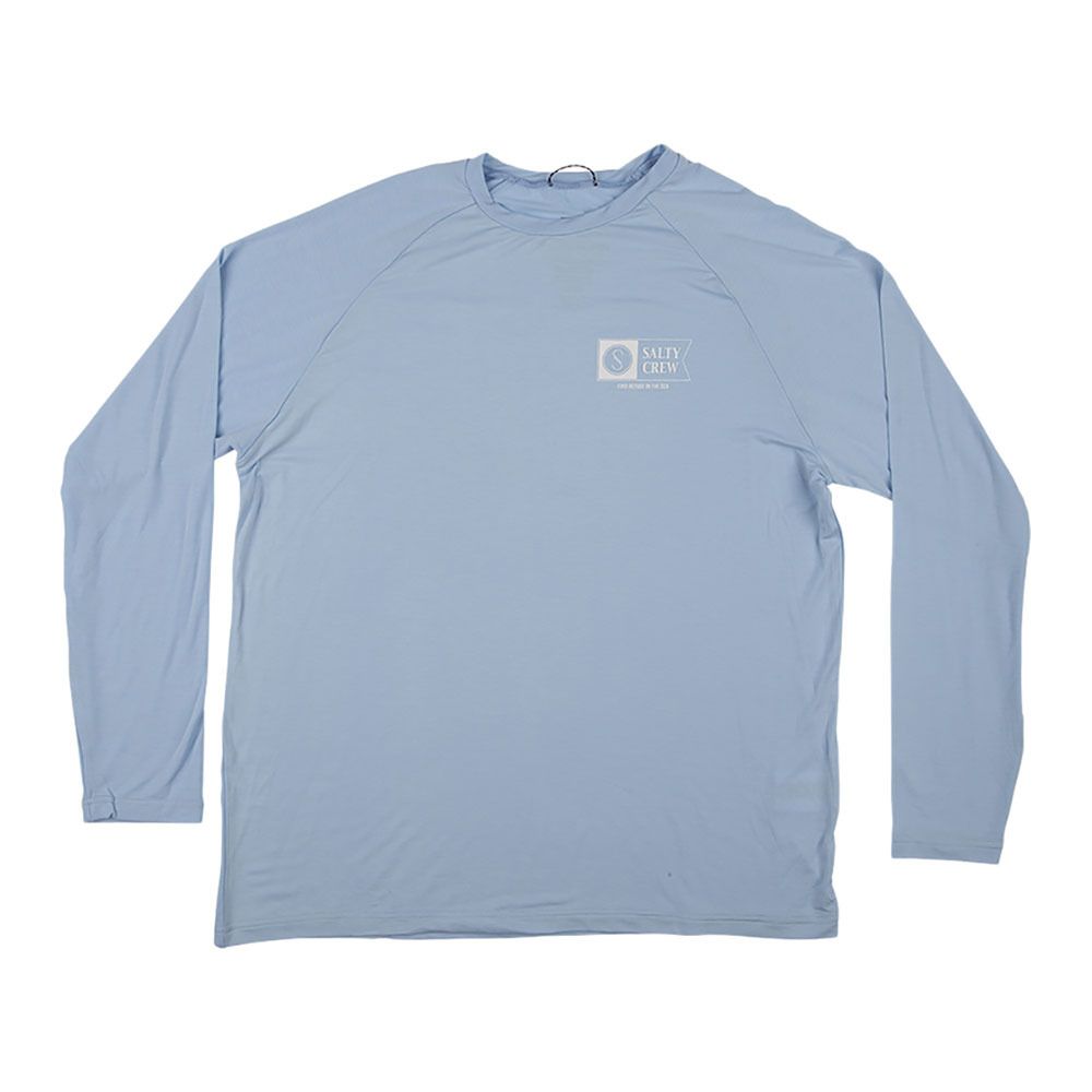 Salty Crew MARINER UV - Tee-shirt Homme light blue