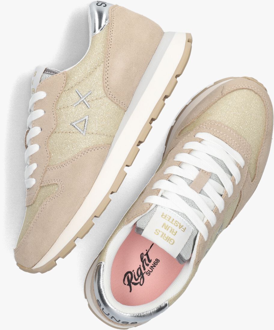 SUN68 gouden sun68 lage sneakers ally glitter