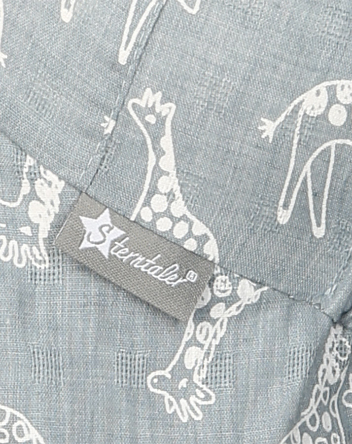 Schirmmütze GIRAFFE mit Nackenschutz in blaugrau